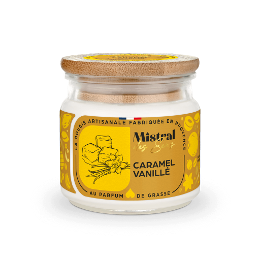 Bougie parfumée  Caramel vanillé
