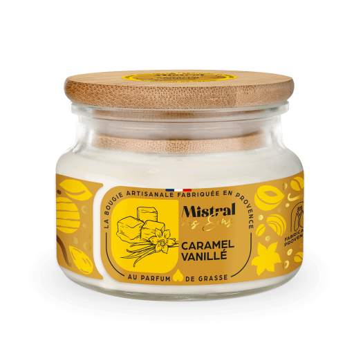 Bougie parfumée  Caramel vanillé