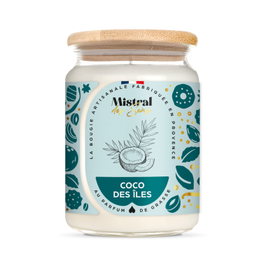 Bougie parfumée Coco des îles