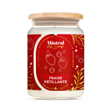 Bougie parfumée Fraise...