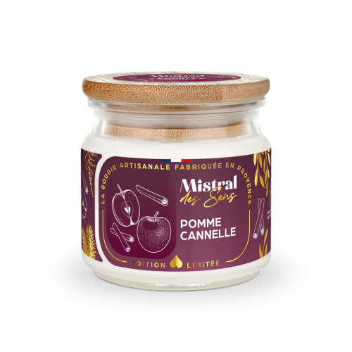 Bougie parfumée Pomme Cannelle