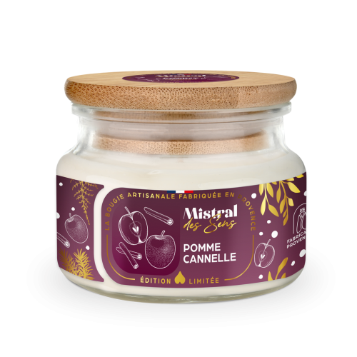 Bougie parfumée Pomme Cannelle