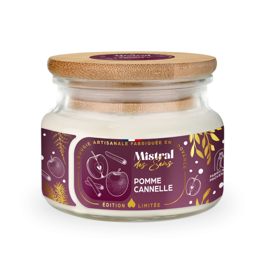 Bougie parfumée Pomme Cannelle