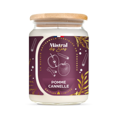 Bougie parfumée Pomme Cannelle