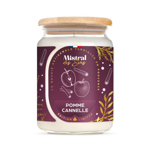 Bougie parfumée Pomme Cannelle