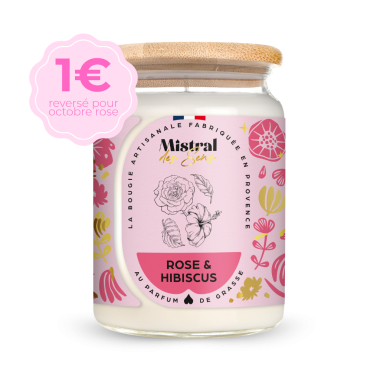 Bougie parfumée Rose &...