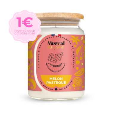 Bougie parfumée Melon pastèque