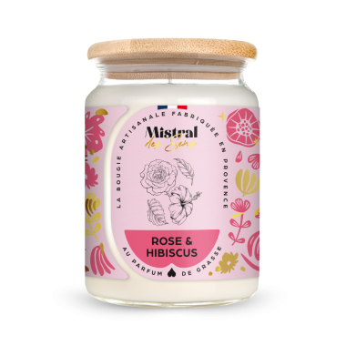 Bougie parfumée Rose &...