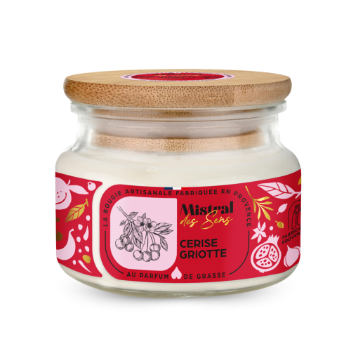 Bougie parfumée Cerise Griotte